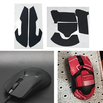 1 Комплект Боковых накладок для мыши, наклейки на левую и правую кнопки для мышей razer Viper Ultimate, изогнутые края, силиконовая ручка