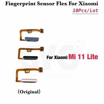 10 шт./лот, оригинал Для Xiaomi Mi 11 Lite, кнопка 