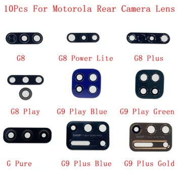 10 шт. Стеклянная Линза задней камеры Для Motorola Moto G8 G8 Power Lite G8 Plus G6 G7 G9 Play G Pure G9 Plus Стеклянная Линза камеры
