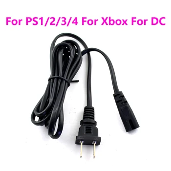 10 шт. Универсальный кабель питания Для PS1/PS2/PS3/PS4 Для Xbox Для Dreamcast DC AC Шнур адаптера питания Линейный кабель Стандарта США