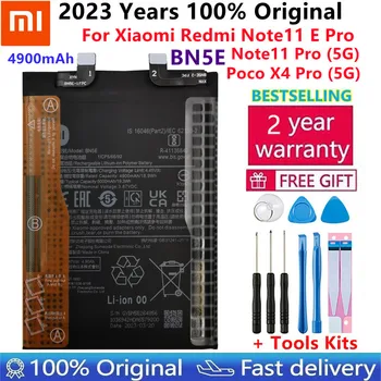 100% Оригинальный Новый Высококачественный Аккумулятор 5000 мАч BN5E Для Xiaomi Redmi Note 11 Pro 5G/POCO X4 PRO 5G Аккумуляторы для мобильных телефонов