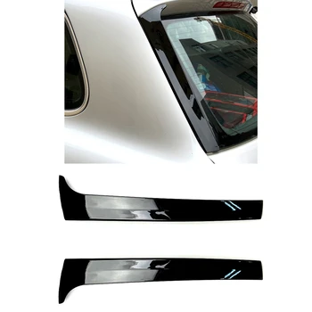 2 шт. Глянцевое черное Заднее боковое крыло, спойлер на крыше, наклейки, отделка Для-VW Touareg 2011-2017 Автомобильные аксессуары