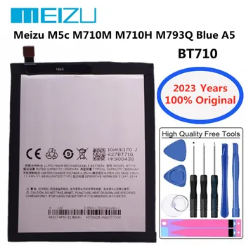 2023 года BT710 Оригинальный Аккумулятор Для Meizu M5c M710M M710H M793Q Синий A5 3000Ah Высококачественный Аккумулятор для телефона В наличии + Инструменты