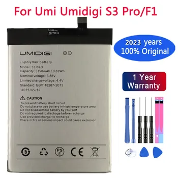2023 Новый Оригинальный Аккумулятор UMI Емкостью 5150 мАч Для Umidigi S3 Pro F1/F1 Play Smart Mobile Phone Запасные Батареи Bateria + Инструменты