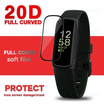 20D Защитная пленка для экрана Fitbit Inspire 3 2 часа, Защитная пленка с полным покрытием, Аксессуары для смарт-часов Inspire 3 2022 (не стекло)