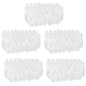 250 упаковок пустых прозрачных пластиковых бутылок для распыления мелкодисперсного тумана с салфеткой из микрофибры, контейнер многоразового использования объемом 20 мл Идеально подходит
