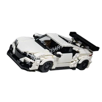 362 шт. строительных блоков MOC Speed Champions Classic Coupe Sportscar Model Technology Bricks DIY Creative Assembly Детские игрушки Подарки