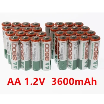 4-20 PCS Neue 1,2 V AA batterie 3600mAh NI MH Pre-Aufgeladen Batterien Ni-Mh AA3600 batterie Für Spielzeug Kamera Mikrofon