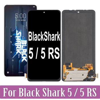 AMOLED Оригинал Для Xiaomi Black Shark 5 RS 5RS ЖК-дисплей с Сенсорным экраном Дигитайзер В Сборе Для Blackshark 5 RS LCD