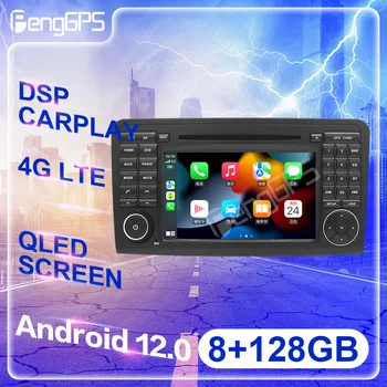 Android 12 Для Mercedes Benz M-Class ML Автомобильный Радио Видео Мультимедийный Плеер Навигация GPS Carplay 2Din 2 Din DVD