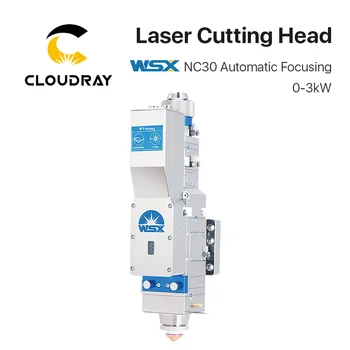 Cloudray WSX 0-3KW Волоконная лазерная режущая головка с автоматической фокусировкой NC30 Максимальная мощность лазера 3000 Вт для резки металла