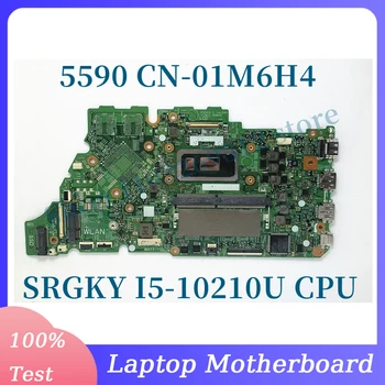 CN-01M6H4 01M6H4 1M6H4 Материнская плата Для ноутбука Dell 5590 Материнская плата с процессором SRGKY I5-10210U 100% Полностью Протестирована, работает хорошо