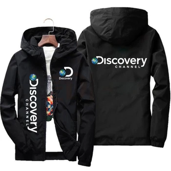 Discovery Channel Мужская одежда для гольфа, Повседневная куртка с капюшоном, Спортивная одежда для рыбалки на открытом воздухе, Корейское пальто, Осень/зима