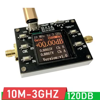 DYKB 10 МГц-3 ГГц Радиочастотный усилитель с программируемым коэффициентом усиления (120 дБ большой динамический) ЖК-дисплей с шагом 0,01 дБ цифровое программное управление для радиолюбителей