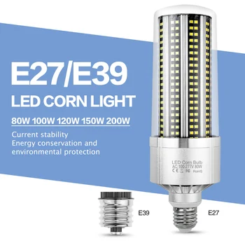 E27 Светодиодный светильник для Кукурузы 220 В 360 456 504 668 884 светодиодный s Лампа 110 В Лампа E39 Люстры Лампа E40 Складская Мастерская Мощное Освещение