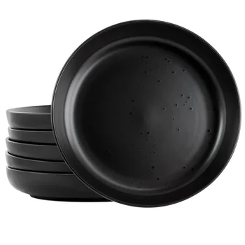 Landon 6 Шт 9,5-Дюймовая круглая Керамическая миска для Ужина в Перце