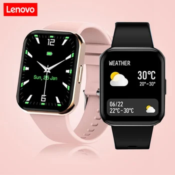 Lenovo 2023 Новые Смарт-часы с 1,85-Дюймовым Экраном BT Call Music Smartwatch Для Мужчин, Женщин, Дамских Подарочных Наручных Часов Для Apple Ios Android