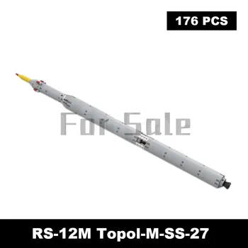Moc-58330 Rs-12m Topol-m-ss-27-sickle От Zz0025 Межконтинентальная ракета 176 шт. Строительные Блоки Игрушки для Взрослых Детей Мальчиков