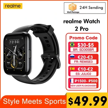 realme Watch 2 Pro Глобальная версия 1,75 