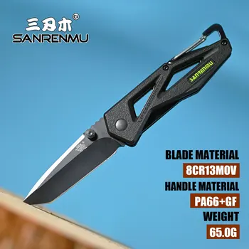 SANRENMU 7049 Складной карманный нож с лезвием 8cr13mov для выживания, Многофункциональный инструмент, тактические военные Охотничьи EDC НОЖИ