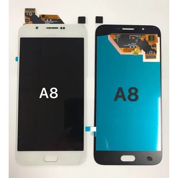 Super Amoled ЖК-дисплей Для Samsung Galaxy A8 A8000 A800 A800F ЖК-дисплей и Дигитайзер с сенсорным экраном В Сборе Бесплатная Доставка