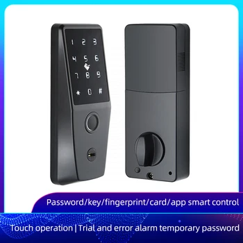 Tuya Smart lock Вилла Семейная квартира Кодовый замок Внутренняя клавиатура с отпечатками пальцев Цифровой замок Bluetooth Wifi Замок без ключа