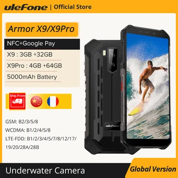 Ulefone Armor X9/X9 Pro Прочный Смартфон 4G LTE Android 11 5000 мАч Водонепроницаемый Мобильный телефон NFC IP68 Глобальная версия