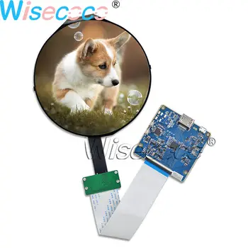Wisecoco 5-дюймовый IPS круглый ЖК-экран 400ниц 1080P Сенсорный Круговой дисплей 1080 *1080 MIPI USB контроллер плата драйвера RPI
