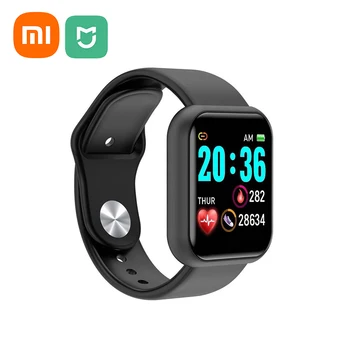 Xiaomi Mijia Смарт-браслет Smartwatch Кровяное давление Водонепроницаемый Спортивный Калорийный Мониторинг Сердечного ритма Дистанционное фото Bluetooth