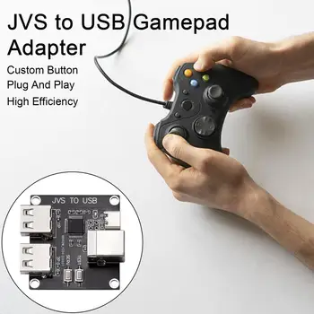 Адаптер геймпада с пользовательской кнопкой Стабильная передача данных с высокой эффективностью JVS на USB-адаптер игрового контроллера Игровой плеер