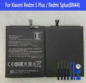 Аккумулятор BN44 для Xiaomi Redmi 5 Plus/Redmi 5plus Ремонтная деталь Оригинальной емкости Аккумуляторы для телефонов Bateria