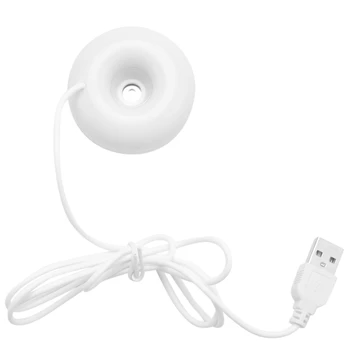 Белый пончик-увлажнитель USB офисный настольный мини-увлажнитель портативный креативный очиститель воздуха белый