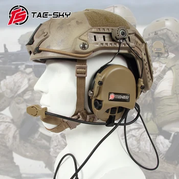 Версия силиконовых наушников TAC-SKY TEA Hi-Threat Tier 1 с шумоподавлением-DE