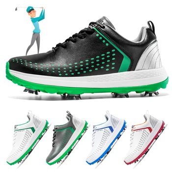 Взрывоопасная обувь для гольфа, модная мужская повседневная спортивная обувь, нескользящая обувь для гольфа, Размер 40-48, повседневная обувь