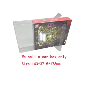 Высококачественная Прозрачная коробка для КОММУТАТОРА NS Для Shredder's Revenge Прозрачная коробка для защиты коллекции Коробка для дисплея