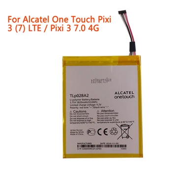 высококачественный Аккумулятор мобильного телефона TLp028A2 Для Alcatel One Touch Pixi 3 (7) LTE/Pixi 3 7,0 4G 2820mAh Аккумулятор