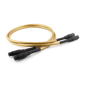 Высококачественный акустический кабель HI-End Hexlink Golden 5-C XLR-Xlr Interconnect Audioquest Acoustic пара 1 М Сбалансированного сигнального провода