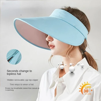 Гольф женская денежная солнцезащитная шляпа на открытом воздухе с закрытым лицом большой карниз без цилиндра