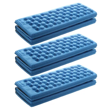 Горячая 3-кратная персонализированная складная поролоновая водонепроницаемая подушка для сиденья (синяя)