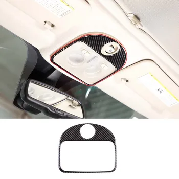 Для 2011-2019 Fiat 500 Мягкий автомобильный стайлинг из углеродного волокна, Автомобильная лампа для чтения, декоративная наклейка на панель, детали интерьера автомобиля