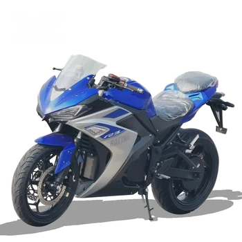 Заводская оптовая продажа гибридных гоночных мотоциклов R3 электрические быстрые 72V/60AH литиевые электрические мотоциклы для взрослых