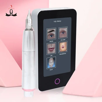 Интеллектуальный источник питания с сенсорным экраном WenShen, вращающаяся ручка для татуажа бровей губ, YD, машина для полупостоянного макияжа