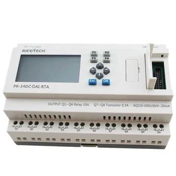 Интеллектуальный контроллер Rievtech PR-24DC-DAI-RTA с программируемым логическим управлением Industry 4.0 PLC