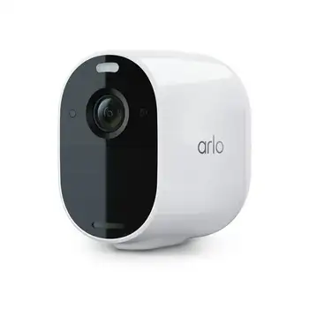 Камера Essential Spotlight - 1 комплект - Беспроводная система безопасности, видео с разрешением 1080p, Цветное ночное видение, Двухстороннее аудио, без проводов, прямое подключение к Wi-Fi