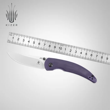 Карманный Нож Kizer V3601C2 Chili Pepper 2022, Новый Нож для Выживания со Стальным Лезвием 154 см, Высококачественные Уличные EDC Инструменты