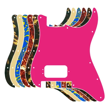 Качественная накладка для гитары Pleroo - Для США с 11 отверстиями для винтов Strat с Тремоло-бриджем Floyd Rose Humbucker Single H Scratch Plate