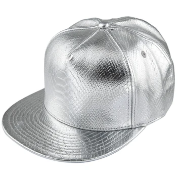 Кепки в стиле хип-хоп для мужчин и женщин, бейсболка из искусственной кожи с регулируемым солнцезащитным козырьком, кепки-снэпбэк, плоские уличные танцевальные шляпы