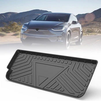 Коврик для багажника Автомобиля TPE Для Tesla Model X 6-Местный/7-местный 2016 2017 2018 2019 2020 Изготовленные На Заказ Водонепроницаемые Защитные Резиновые Автомобильные Коврики