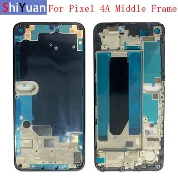 Корпус Средняя рамка ЖК-панель Безель Панель Шасси Для телефона Google Pixel 4A 4A 5G Металлическая средняя рамка