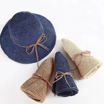 Лучшие простые женские соломенные шляпы, летние солнцезащитные шляпы для женщин, женские пляжные шляпы с бантом, женская солнцезащитная кепка для взрослых